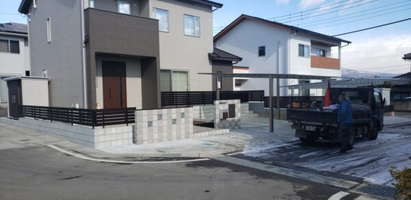 吉岡町で外構１式施工させて頂きました✨伊勢崎、前橋、高崎、太田を中心に活動してますT.craftです！